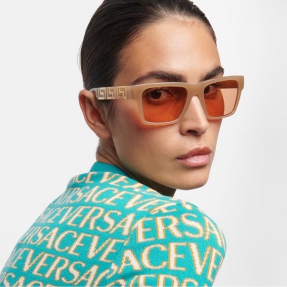 Versace - Nude translucent sunglasses Mod 4445 - 54-19-145. NWT - Picture 5 of 16